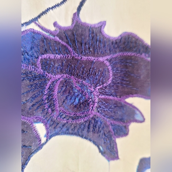 Robert Graham $328 Luxe Chinoserie Seen Exclusive Embroidered 100% Cotton Medium - Picture 12 of 16